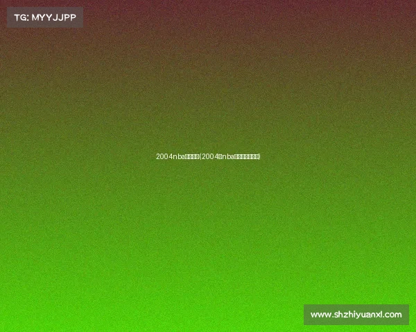 2004nba赛事回放(2004年nba中国赛高清录像)